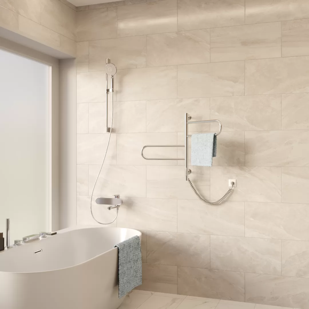 Полотенцесушитель электрический Vincea VTD-1R1CE 44x60, хром, таймер Полотенцесушитель электрический Vincea VTD-1R1CE 44x60, хром, таймер