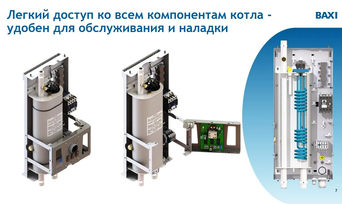 Электрический котел Baxi Ampera Lite 9 кВт Электрический котел Baxi Ampera Lite 9 кВт
