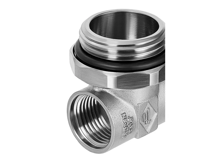 Тройник для коллектора Hoobs, 1"нр. x 1/2"вр x 1/2"вр, с прокладкой.