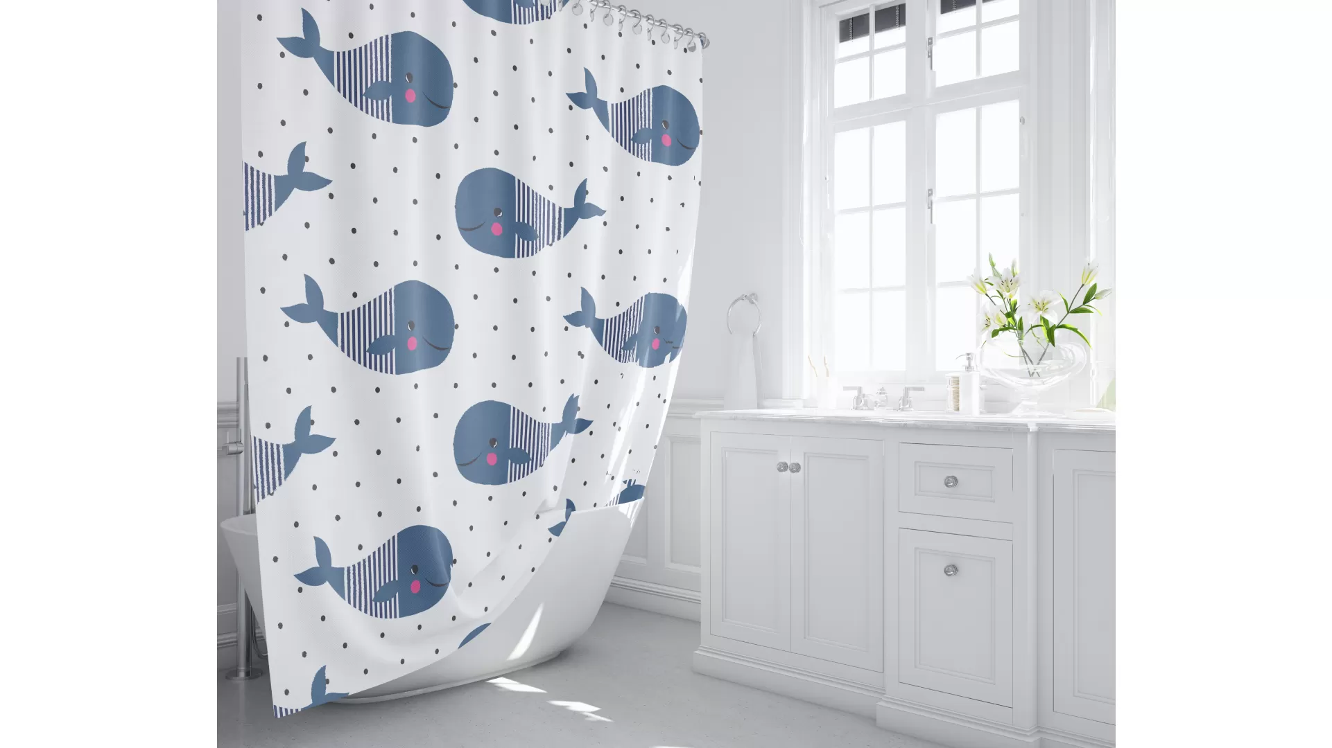 Штора для ванной Fixsen Design Drop (FX-1508) Штора для ванной Fixsen Design Drop (FX-1508)