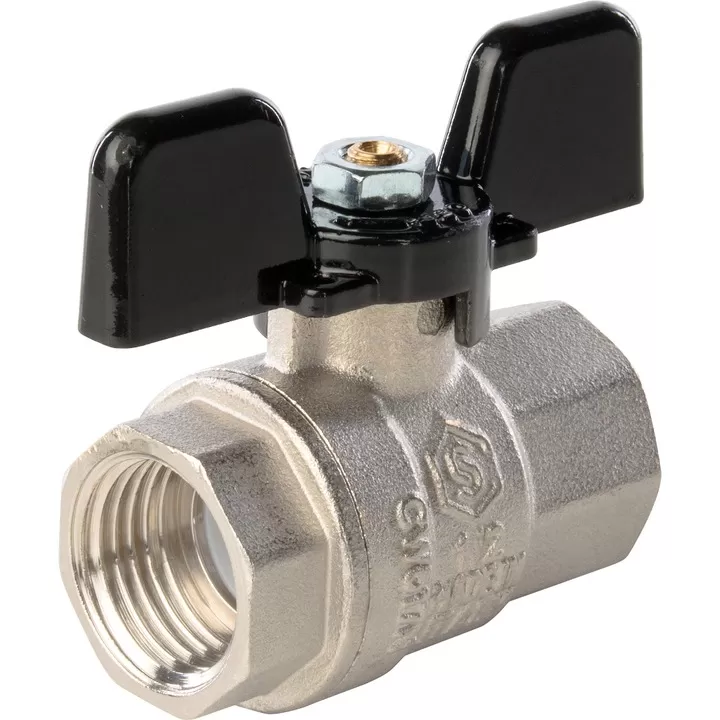 Кран шаровой STOUT полнопроходной, ВР/ВР, ручка бабочка 1/2" (SVB-0002-000015) Кран шаровой STOUT полнопроходной, ВР/ВР, ручка бабочка 1/2" (SVB-0002-000015)