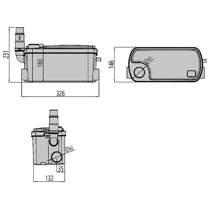 Канализационная насосная установка Rommer Biolift S-3 (RPD-0010-100250)