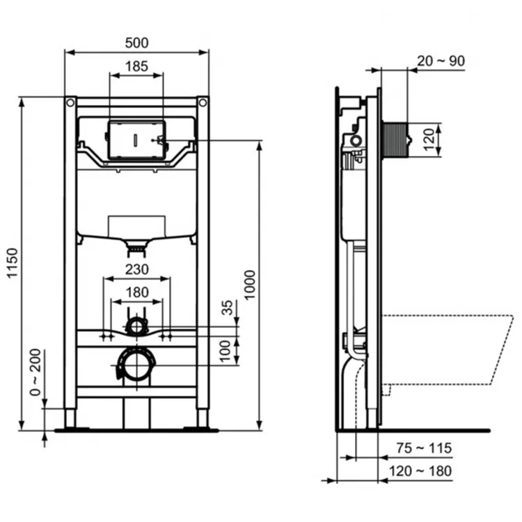Комплект унитаза Ideal Standard Tesi AquaBlade T386801 Комплект унитаза Ideal Standard Tesi AquaBlade T386801
