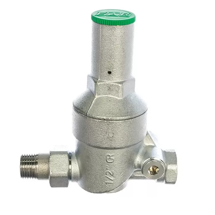 Хромированный редуктор FAR 3/4" ВР-ВН мембранный с манометром (FA 2835 34)