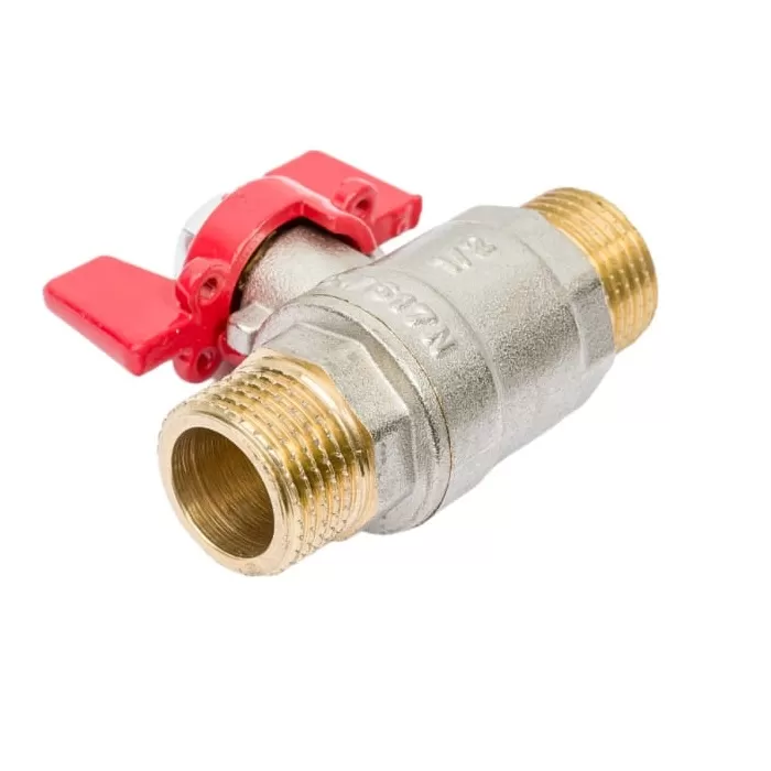 Шаровый кран Rommer 1 1/4" бабочка, наружная резьба (RBV-0007-0410232) Шаровый кран Rommer 1 1/4" бабочка, наружная резьба (RBV-0007-0410232)