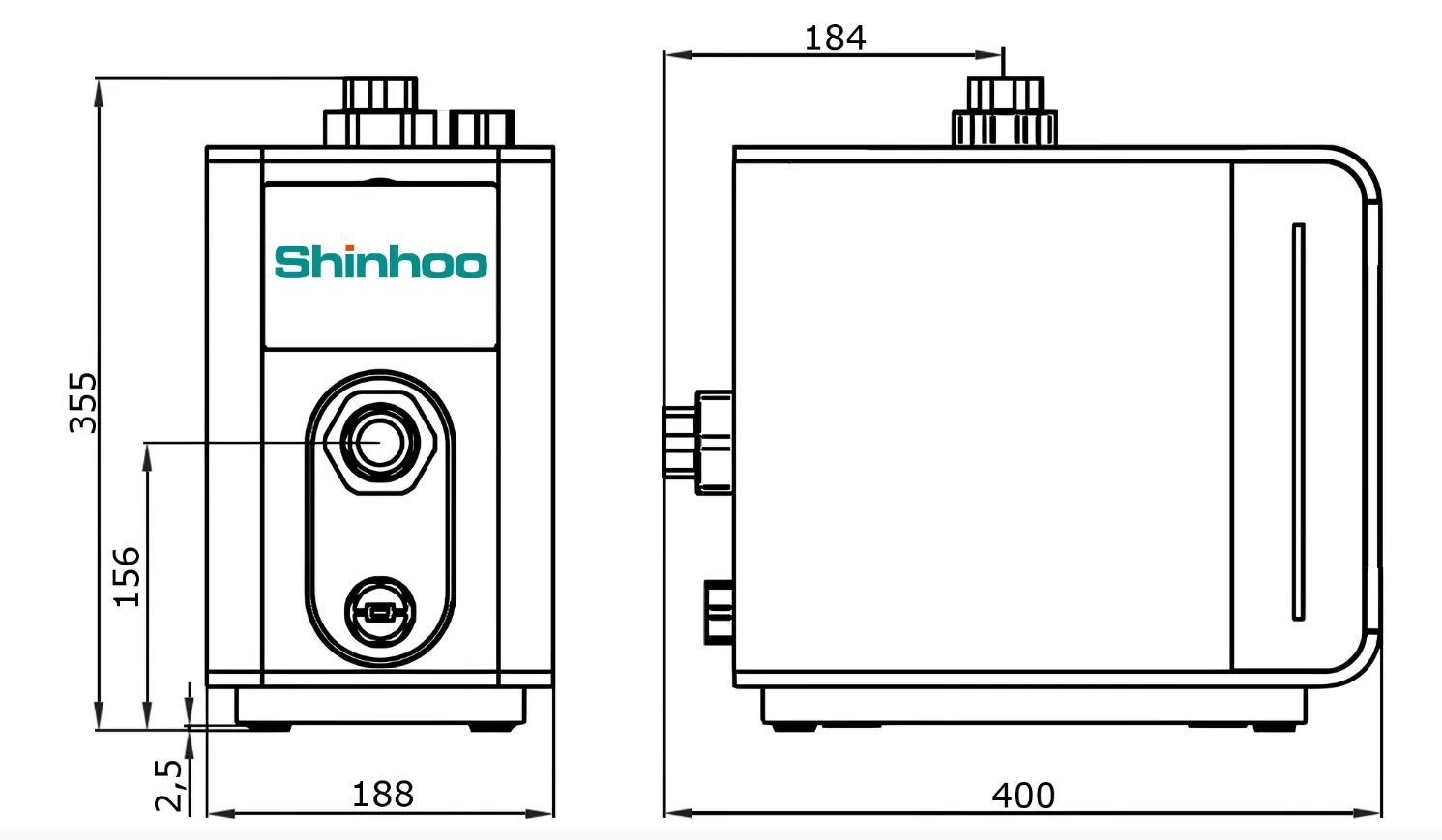 Станция повышения давления Shinhoo AQUAMASTER 3-45 Станция повышения давления Shinhoo AQUAMASTER 3-45