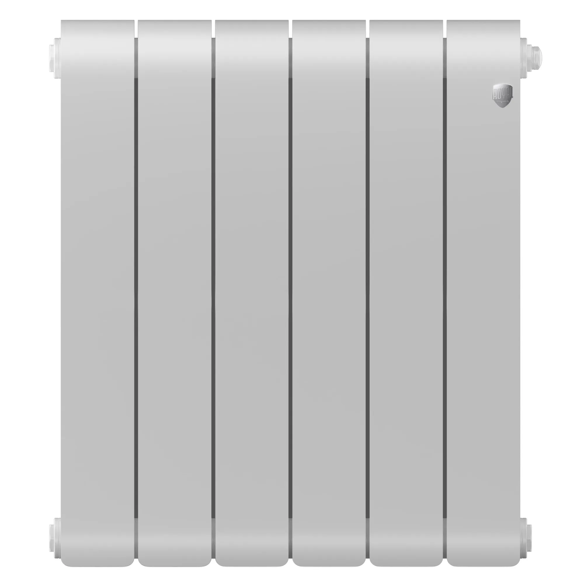 Радиатор биметаллический Royal Thermo Infinity 500 Bianco Traffico 6 секций, боковое подключение Радиатор биметаллический Royal Thermo Infinity 500 Bianco Traffico 6 секций, боковое подключение