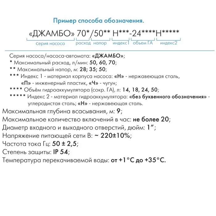 Насосная станция Джилекс Джамбо 70/50 П-24 (2.0), 1.1 кВт, корпус из инженерного пластика (3017) Насосная станция Джилекс Джамбо 70/50 П-24 (2.0), 1.1 кВт, корпус из инженерного пластика (3017)