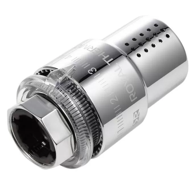 Термоголовка жидкостная Royal Thermo Design М30х1,5 (хром) (RTO07.0010) Термоголовка жидкостная Royal Thermo Design М30х1,5 (хром) (RTO07.0010)