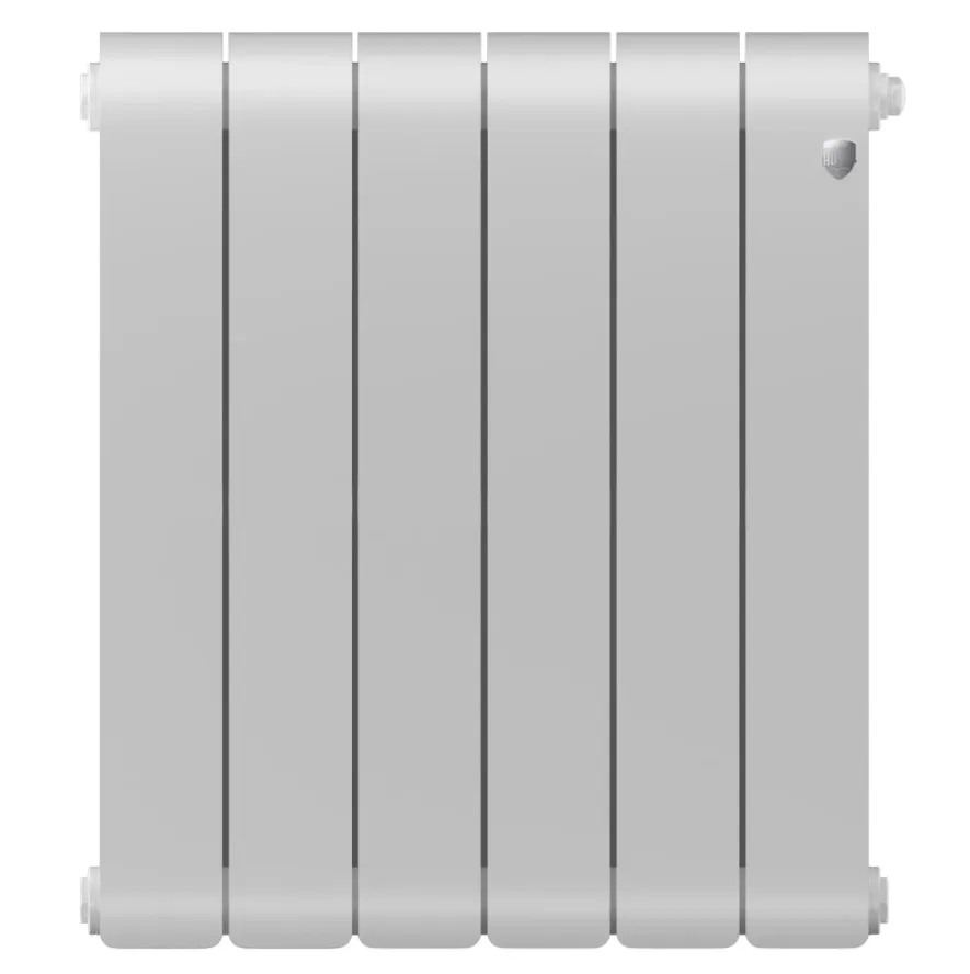 Радиатор биметаллический Royal Thermo Infinity 300 Bianco Traffico VR80 6 секций, нижнее подключение