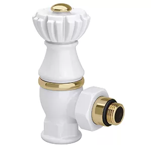 Вентиль SR Rubinetterie Liberty угловой 1/2"х3/4", цвет белый (0325-2000V00A) Вентиль SR Rubinetterie Liberty угловой 1/2"х3/4", цвет белый (0325-2000V00A)