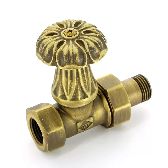 Вентиль ручной Carlo Poletti Artistic НВ 1/2" верхний прямой, бронза (V67710MAXX) Вентиль ручной Carlo Poletti Artistic НВ 1/2" верхний прямой, бронза (V67710MAXX)
