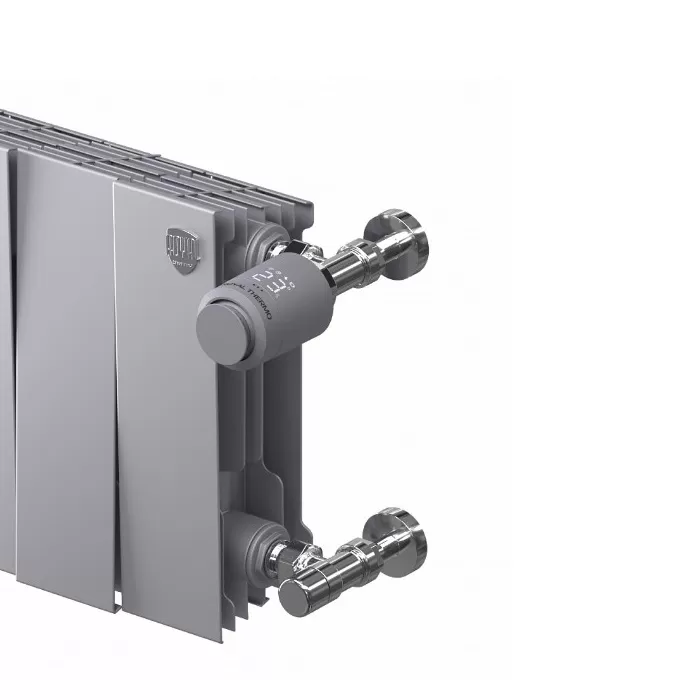 Набор термостатический для радиатора угловой ROYAL THERMO Design Pro 15 мм М30х1,5 (Хром) (RTE07.0013 RT) Набор термостатический для радиатора угловой ROYAL THERMO Design Pro 15 мм М30х1,5 (Хром) (RTE07.0013 RT)