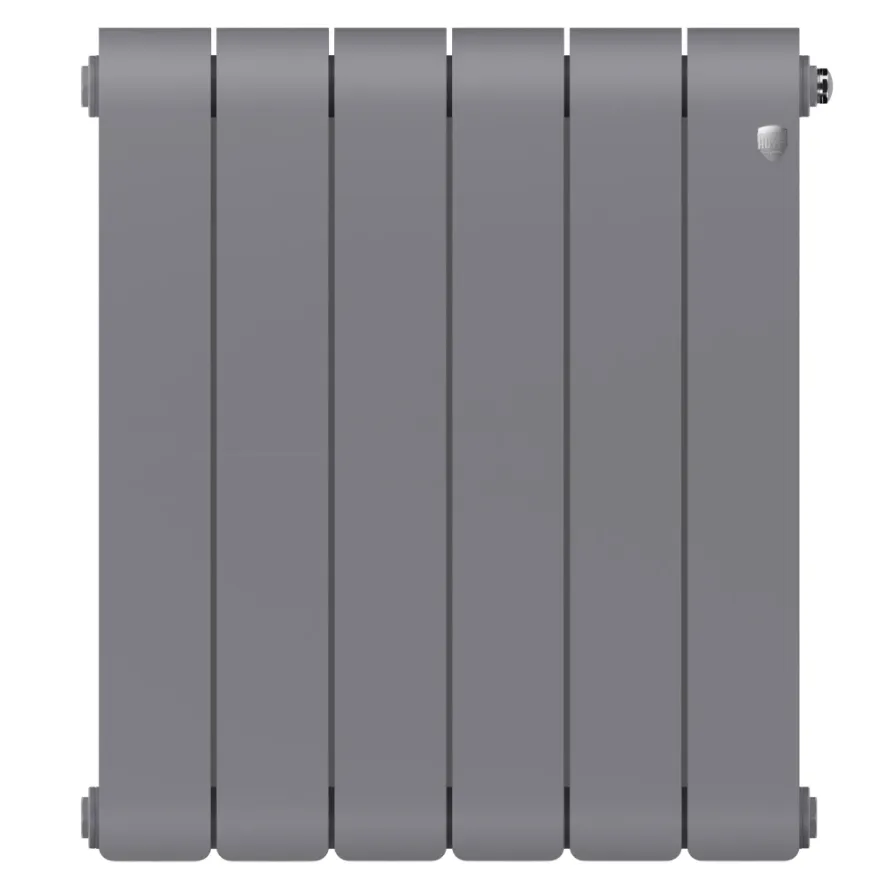 Радиатор биметаллический Royal Thermo Infinity 300 Silver Satin 6 секций, боковое подключение Радиатор биметаллический Royal Thermo Infinity 300 Silver Satin 6 секций, боковое подключение