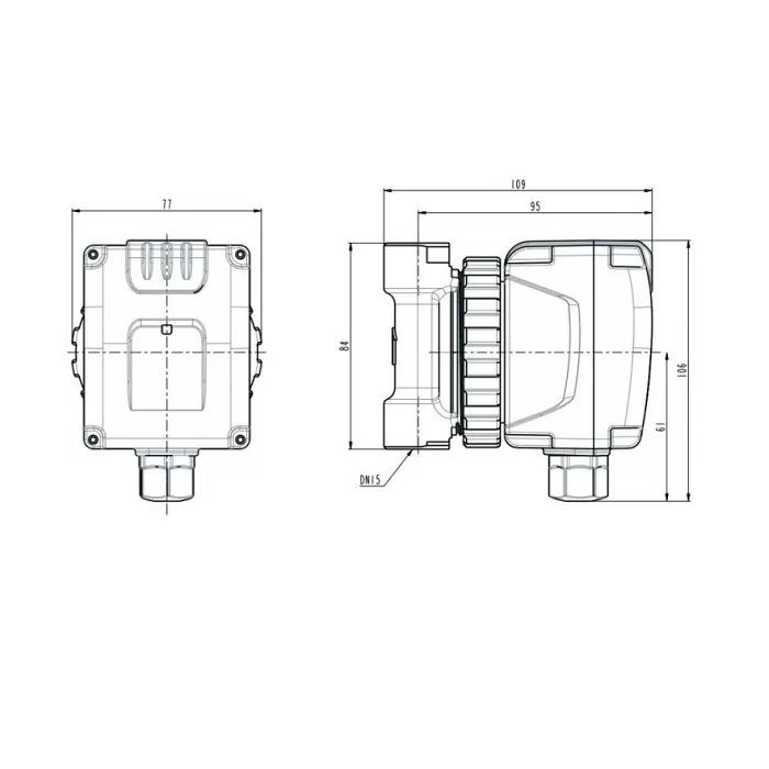 Циркуляционный насос Rommer Profi для ГВС с латунным корпусом (RCP-0005-150480) Циркуляционный насос Rommer Profi для ГВС с латунным корпусом (RCP-0005-150480)