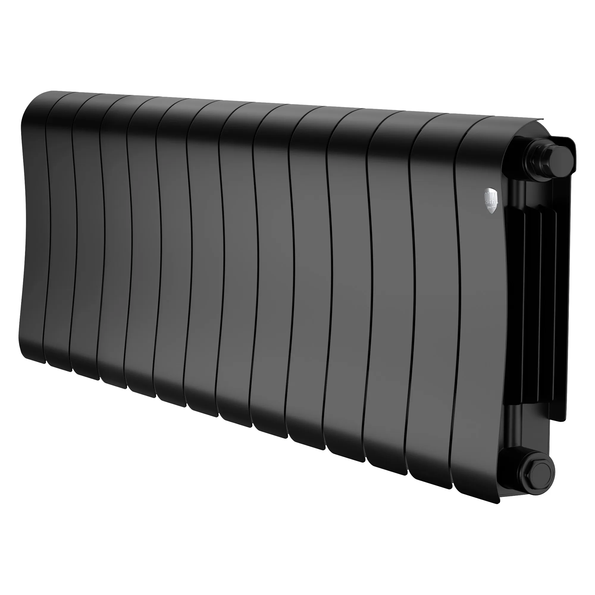 Радиатор биметаллический Royal Thermo Infinity 300 Noir Sable VR80 14 секций, нижнее подключение Радиатор биметаллический Royal Thermo Infinity 300 Noir Sable VR80 14 секций, нижнее подключение