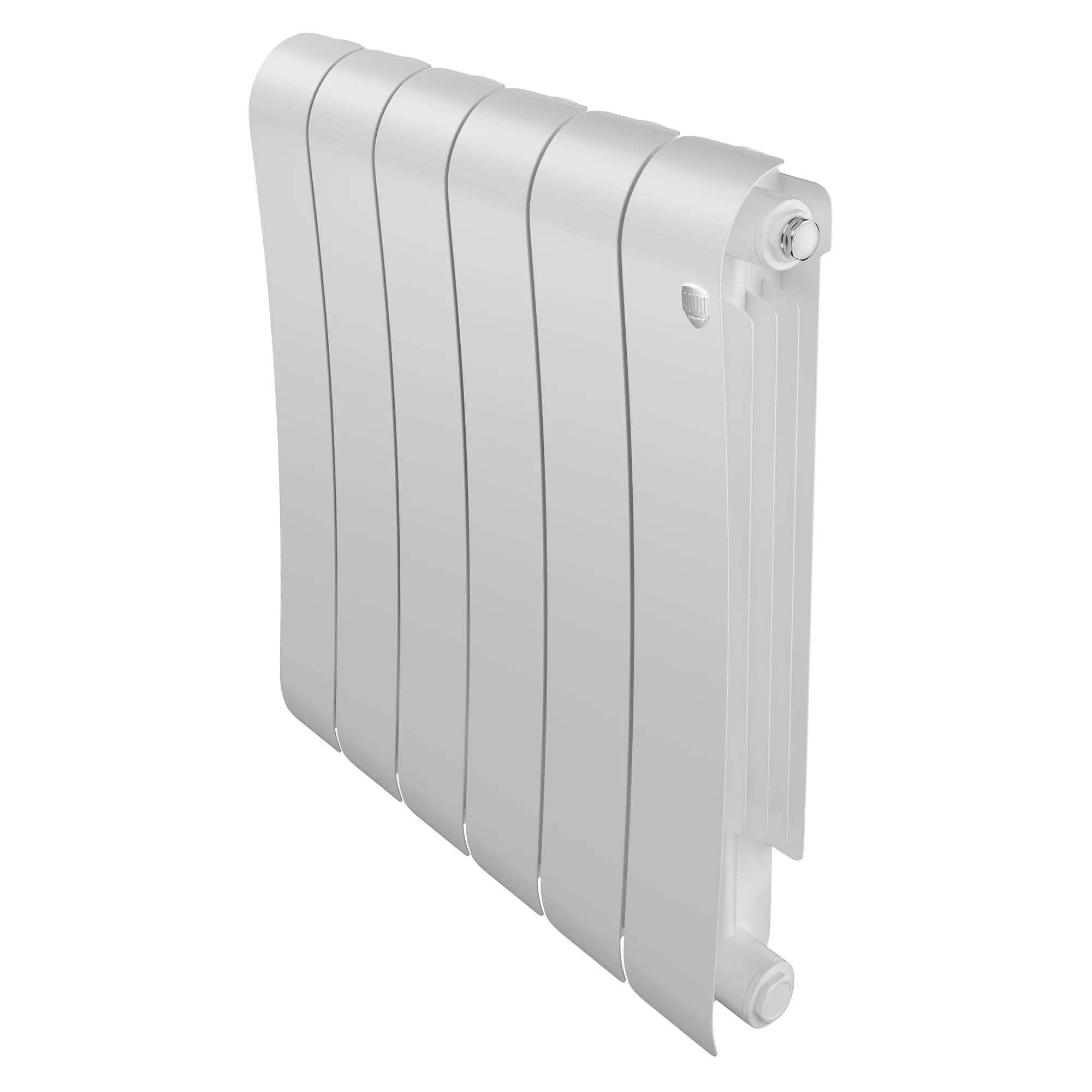 Радиатор биметаллический Royal Thermo Infinity 500 Bianco Traffico 6 секций, боковое подключение Радиатор биметаллический Royal Thermo Infinity 500 Bianco Traffico 6 секций, боковое подключение