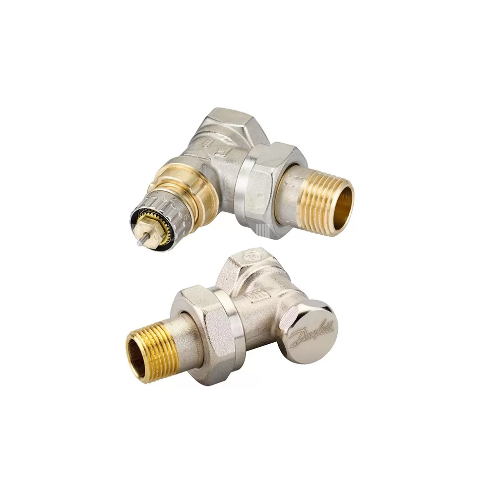 Набор термостатический для радиатора угловой Royal Thermo 3/4" Click (RTE 07.0010)