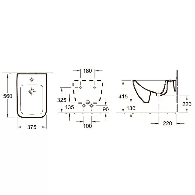 Биде подвесное Villeroy & Boch Venticello (441100R1) Биде подвесное Villeroy & Boch Venticello (441100R1)