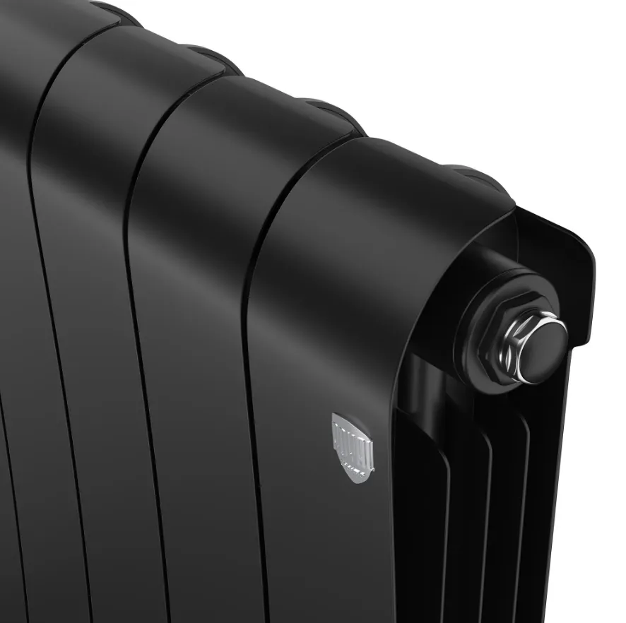 Радиатор биметаллический Royal Thermo Infinity 300 Noir Sable 12 секций, боковое подключение Радиатор биметаллический Royal Thermo Infinity 300 Noir Sable 12 секций, боковое подключение
