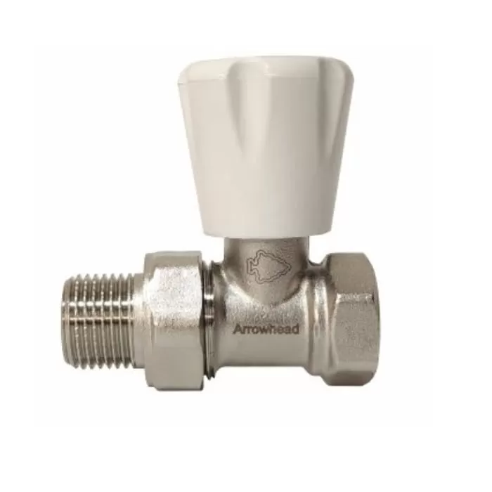 Радиаторный клапан ручной Arrowhead Element-M, прямой 1/2" (211022)