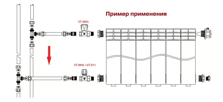 Клапан регулирующий прямой компактный Valtec 1/2" (VT.008.LN.04)