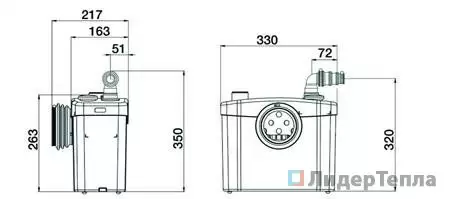 Канализационная установка SFA Sanitop (400 Вт) Канализационная установка SFA Sanitop (400 Вт)