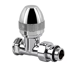 Вентиль SR Rubinetterie Ovus прямой 1/2", цвет хром (0436-1500C000)