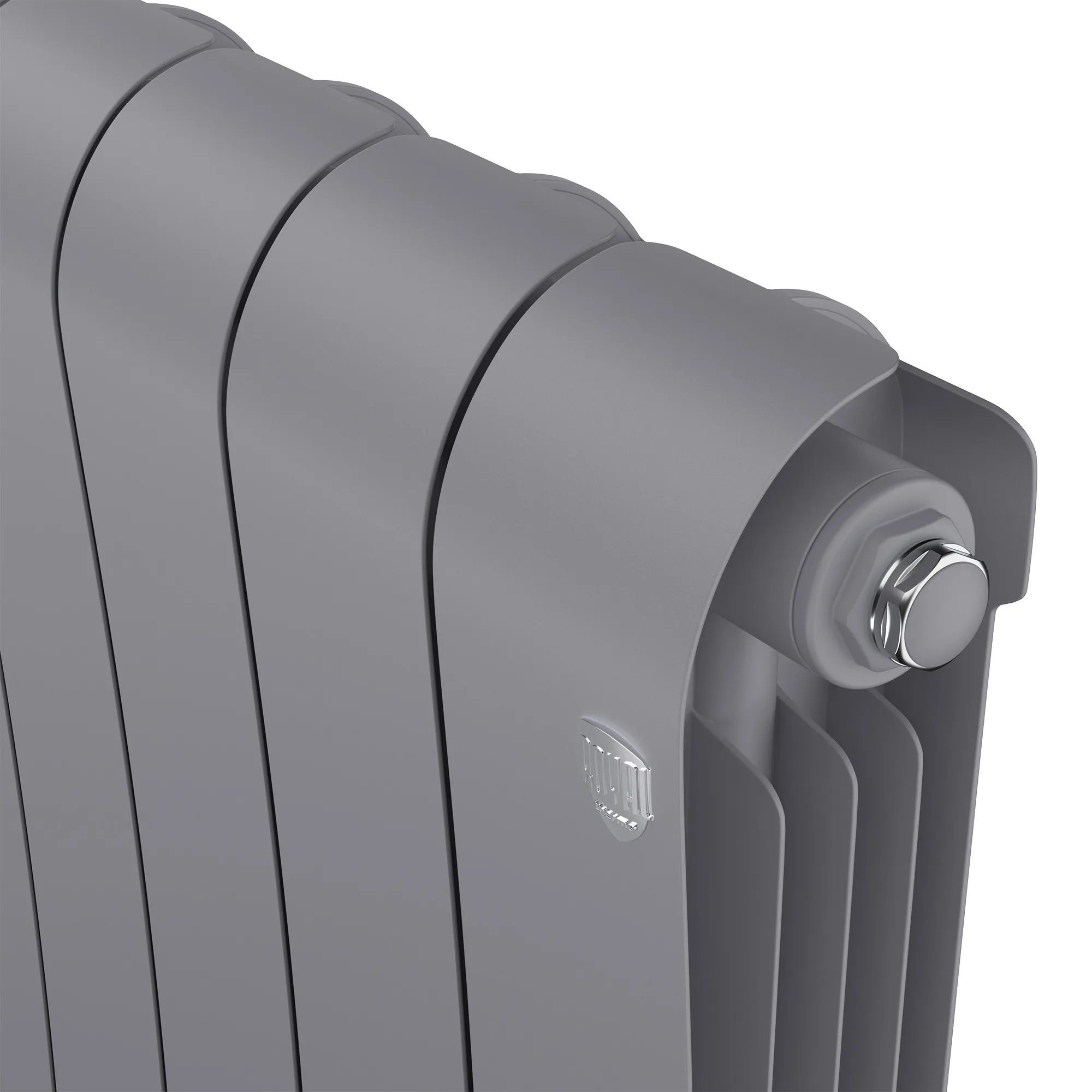 Радиатор биметаллический Royal Thermo Infinity 500 Silver Satin 10 секций, боковое подключение Радиатор биметаллический Royal Thermo Infinity 500 Silver Satin 10 секций, боковое подключение