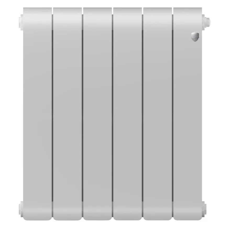 Радиатор биметаллический Royal Thermo Infinity 300 Bianco Traffico 6 секций, боковое подключение