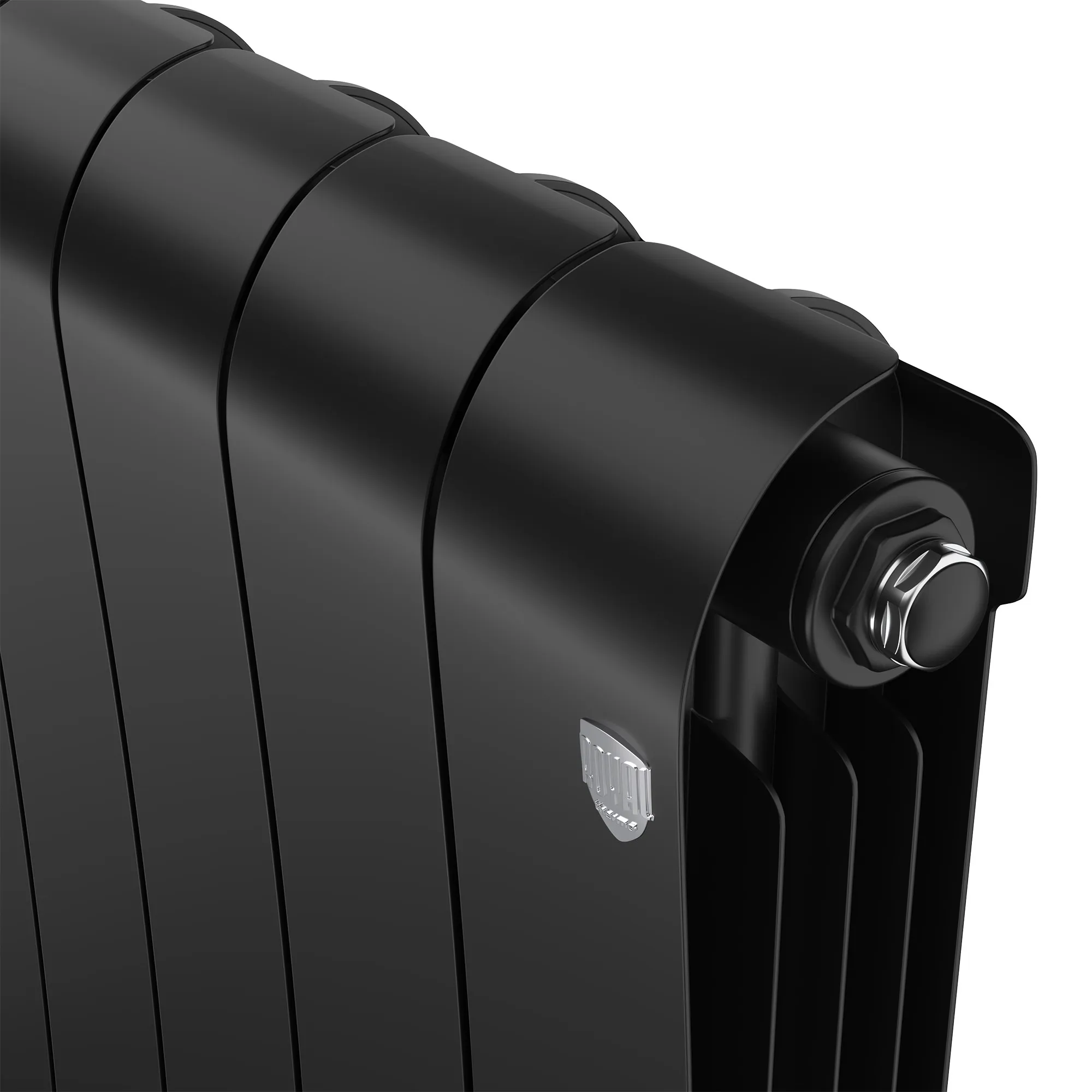 Радиатор биметаллический Royal Thermo Infinity 500 Noir Sable 12 секций, боковое подключение