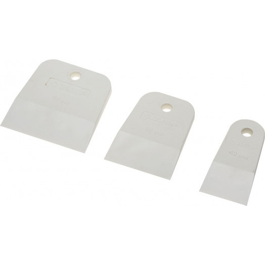 Набор шпателей резиновые белые 40,60,80 мм ЗУБР
