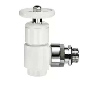 Вентиль SR Rubinetterie Prestige Minimal угловой (маховик) 1/2", цвет белый (0335-1500VC0A) Вентиль SR Rubinetterie Prestige Minimal угловой (маховик) 1/2", цвет белый (0335-1500VC0A)