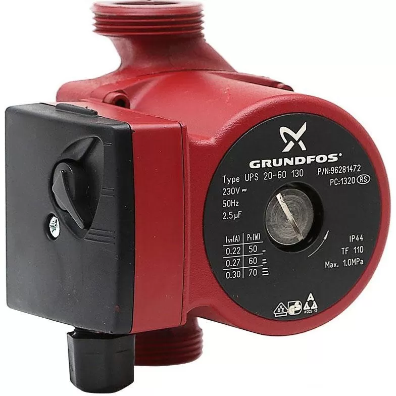 Насос циркуляционный Grundfos UPS 25-60 130 (96281476) Насос циркуляционный Grundfos UPS 25-60 130 (96281476)