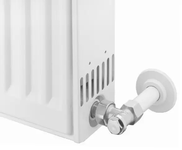 Вентиль Oventrop Combi 2 на обратную подводку угловой Ду 15 3/4 НР х 1/2 НР (арт. 1091072)