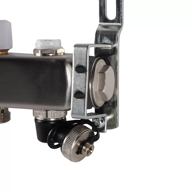 Коллектор Rommer 1"x3/4" на 3 контура с запорными клапанами (нерж. сталь) (RMS-3201-000003) Коллектор Rommer 1"x3/4" на 3 контура с запорными клапанами (нерж. сталь) (RMS-3201-000003)