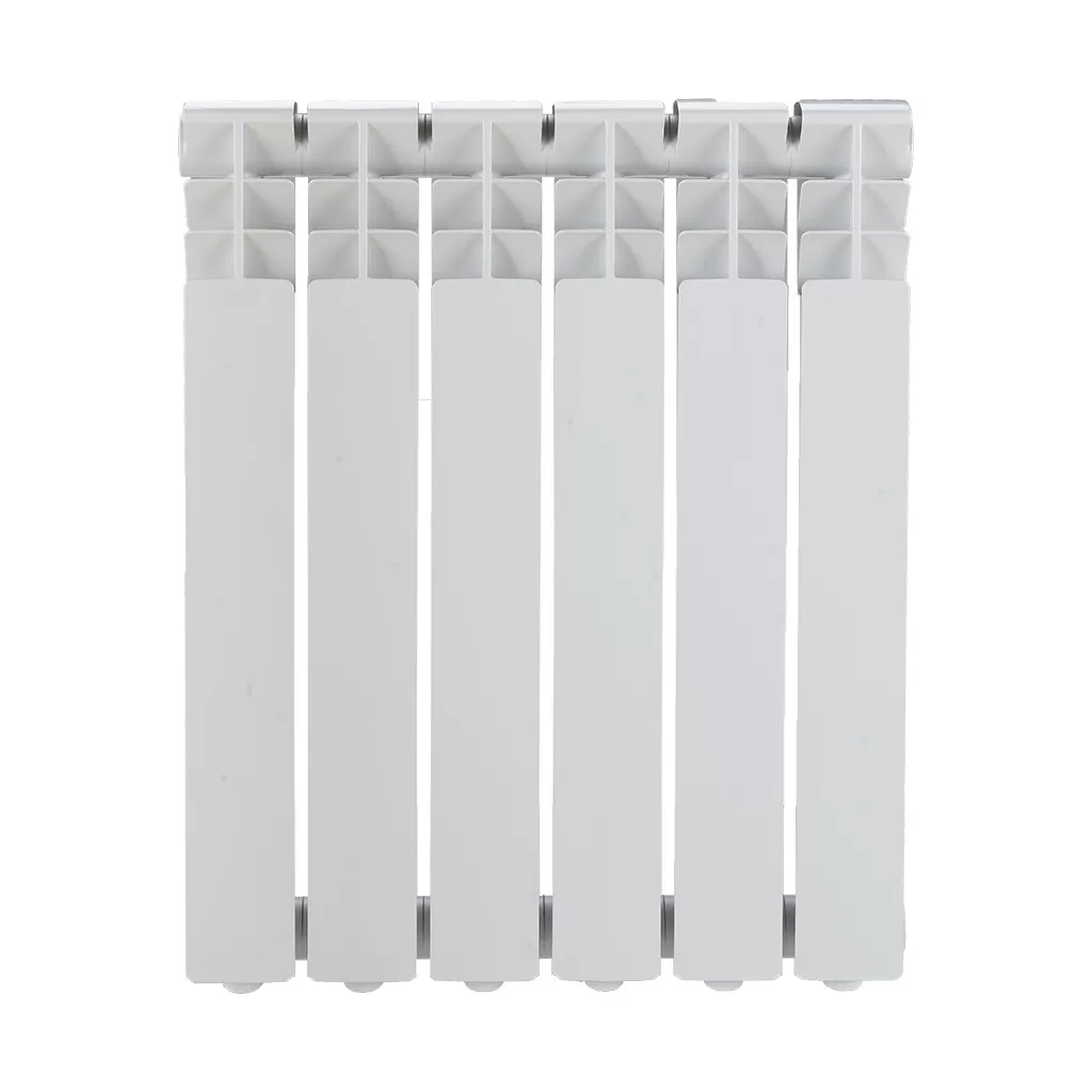 Радиатор алюминиевый SMART Install Easy One 500 4 секции, боковое подключение