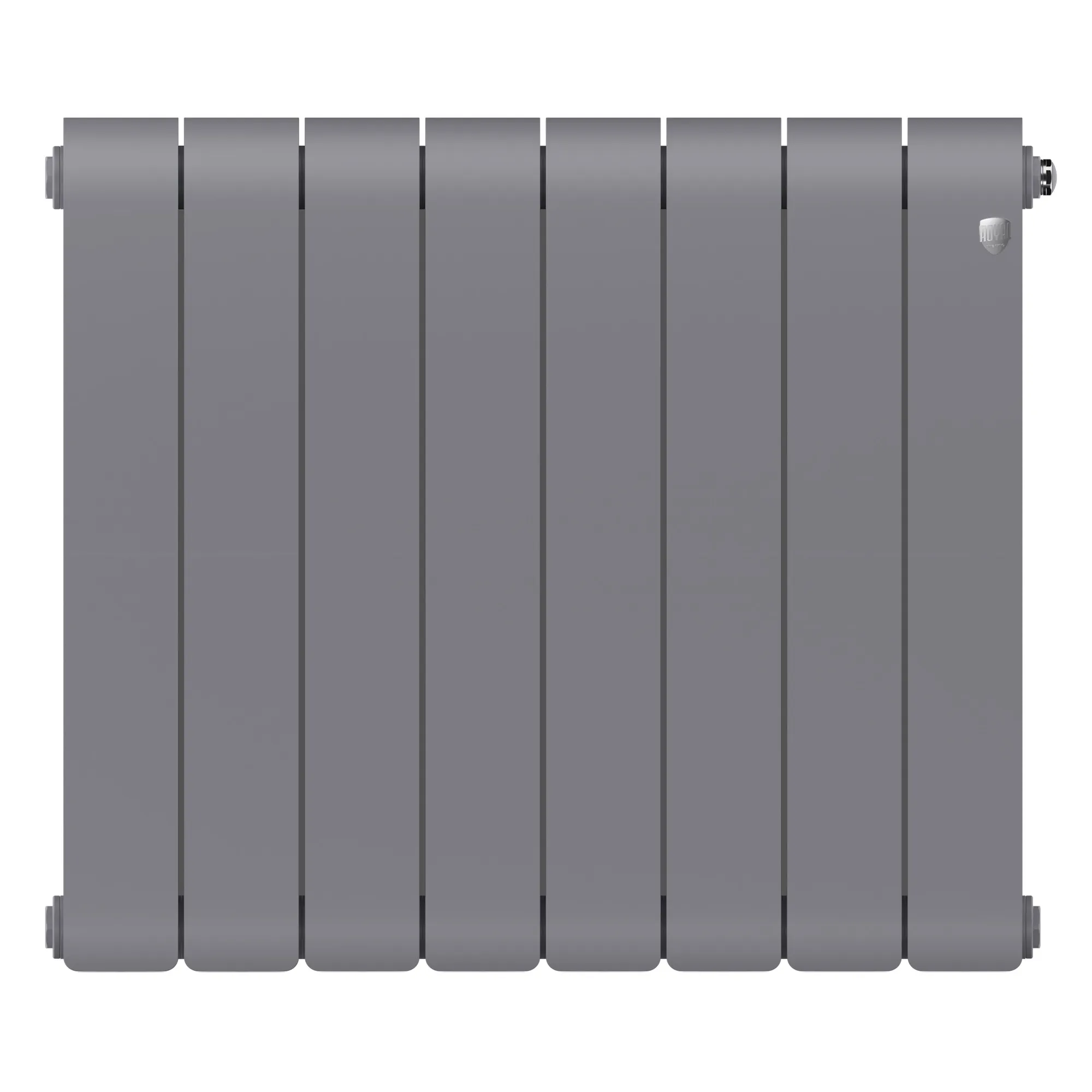 Радиатор биметаллический Royal Thermo Infinity 500 Silver Satin 8 секций, боковое подключение Радиатор биметаллический Royal Thermo Infinity 500 Silver Satin 8 секций, боковое подключение