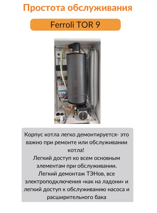 Котел электрический настенный Ferroli TOR 24