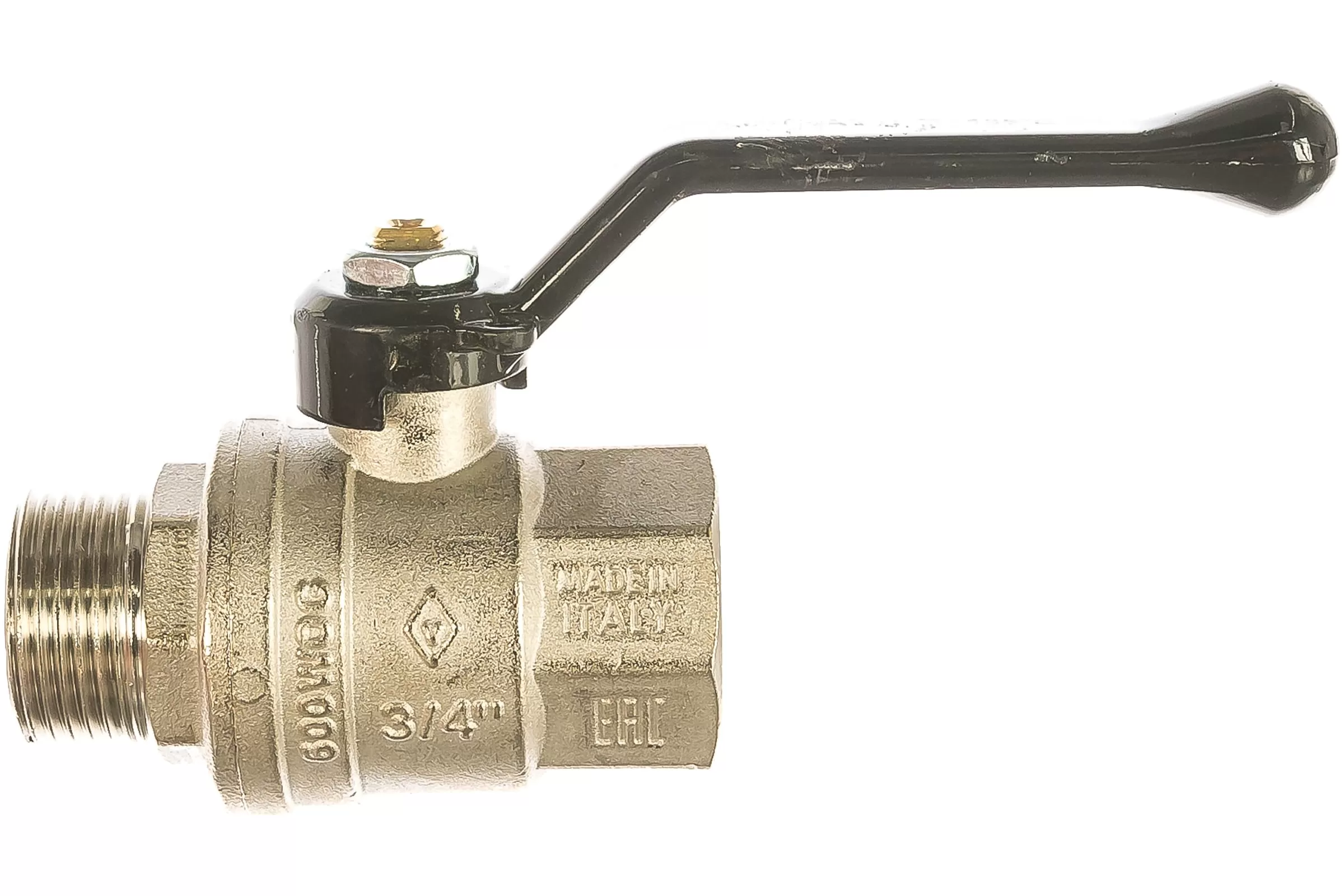 Кран шаровый Bugatti Oregon муфтовый (ВР/НР), латунь Ду 20 (3/4") (03050068) Кран шаровый Bugatti Oregon муфтовый (ВР/НР), латунь Ду 20 (3/4") (03050068)