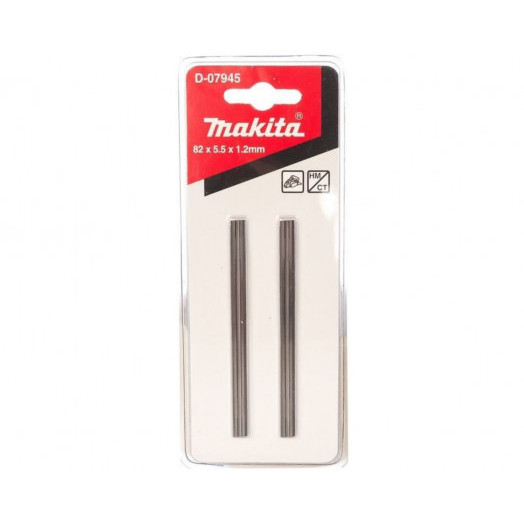 Ножи для рубанка 82мм 2шт/уп Makita D-07945
