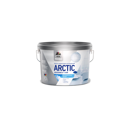 Dufa Premium Arctic для стен и потолков глубокоматовая, Белый Dufa Premium Arctic для стен и потолков глубокоматовая, Белый