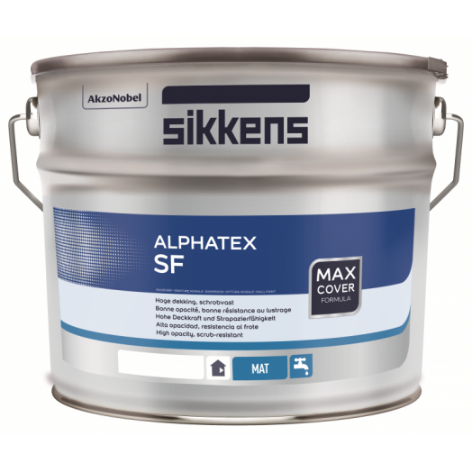 Sikkens Alphatex SF для стен и потолков акриловая матовая, Бесцветный