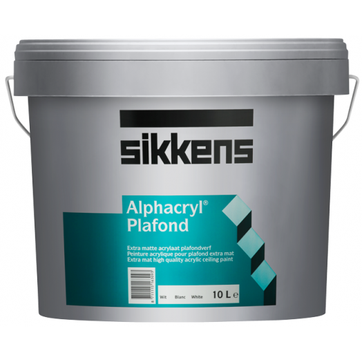 Sikkens Alphacryl Plafond для стен и потолков глубокоматовая, Белый