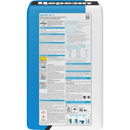 Клей для плитки Церезит СМ11 Pro 25 кг Клей для плитки Церезит СМ11 Pro 25 кг