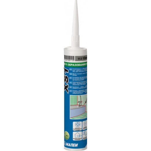 Герметик силиконовый Mapei XS1 антрацит 300 мл