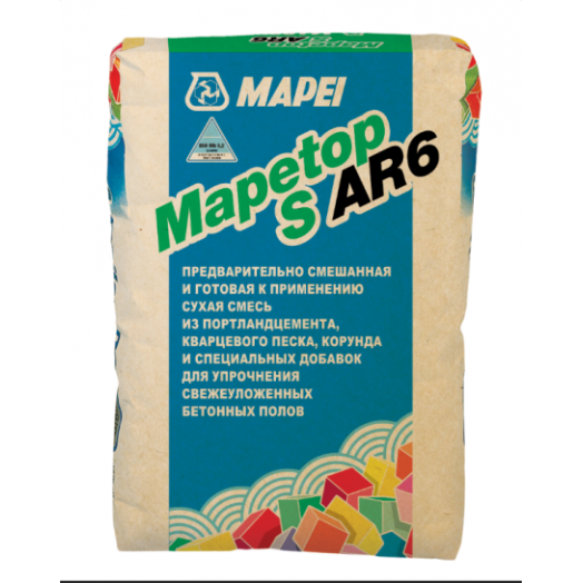 Упрочнитель для бетонных полов Mapei Mapetop N AR6 серый 25 кг