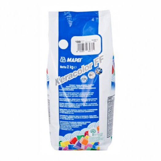 Затирка цементная Mapei Keracolor FF 113 2кг Тёмно-серый