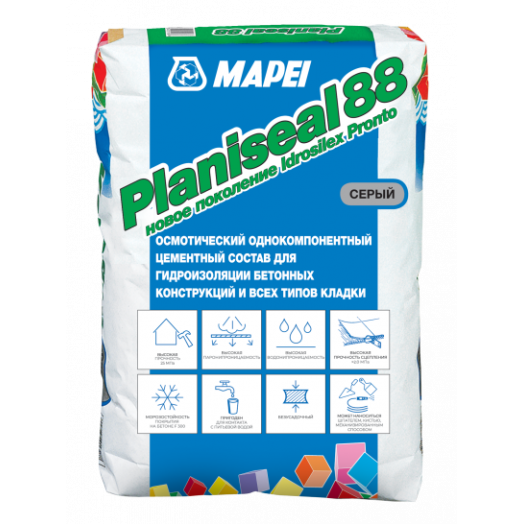 Гидроизоляция Mapei Planiseal 88 25 кг