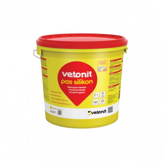 Декоративная силиконовая штукатурка Vetonit Pas Silikon «Шуба»